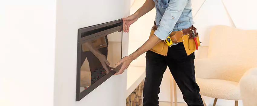 Metal Fireplace Installation in Oakdale, California