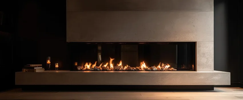 Gas Fireplace Ember Bed Design Services in Oakdale, California
